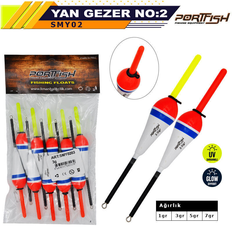 Portfish Balsa Şamandıra Yan Gezerli no:02 10 Adetli