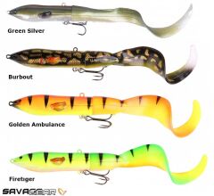 Savage gear 3D Hard Eel Tail Bait 17 cm 40 gr 1+2 Sahte Balık 06-Burbout