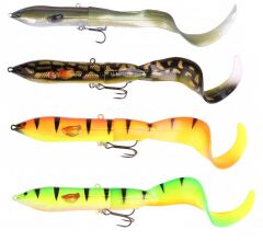 Savage gear 3D Hard Eel Tail Bait 17 cm 40 gr 1+2 Sahte Balık 10-Green Silver