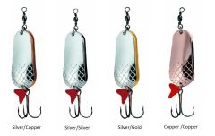Dam Effzett Twin Spoon 6.5 cm 30 gr Sinking Kaşık Silver/Silver
