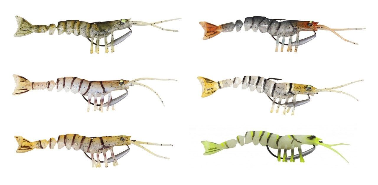 Savage gear TPE Manic Shrimp 10 cm 8 gr Sahte Balık Glow