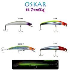 Oskar  CC Power 13cm Maket Balık 18gr Fosforlu