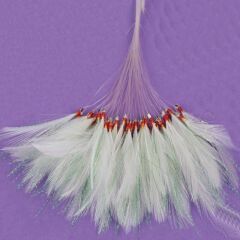 Abari Horoz Tüyü Çinekop Çapari Kösteği 50 adet Beyaz B06 - 1 No BY İğne