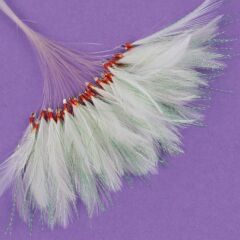 Abari Horoz Tüyü Çinekop Çapari Kösteği 50 adet Beyaz B06 - 1 No BY İğne