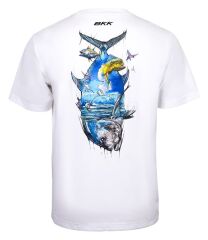 BKK Short Sleeve Casual Shirt White Tişört M