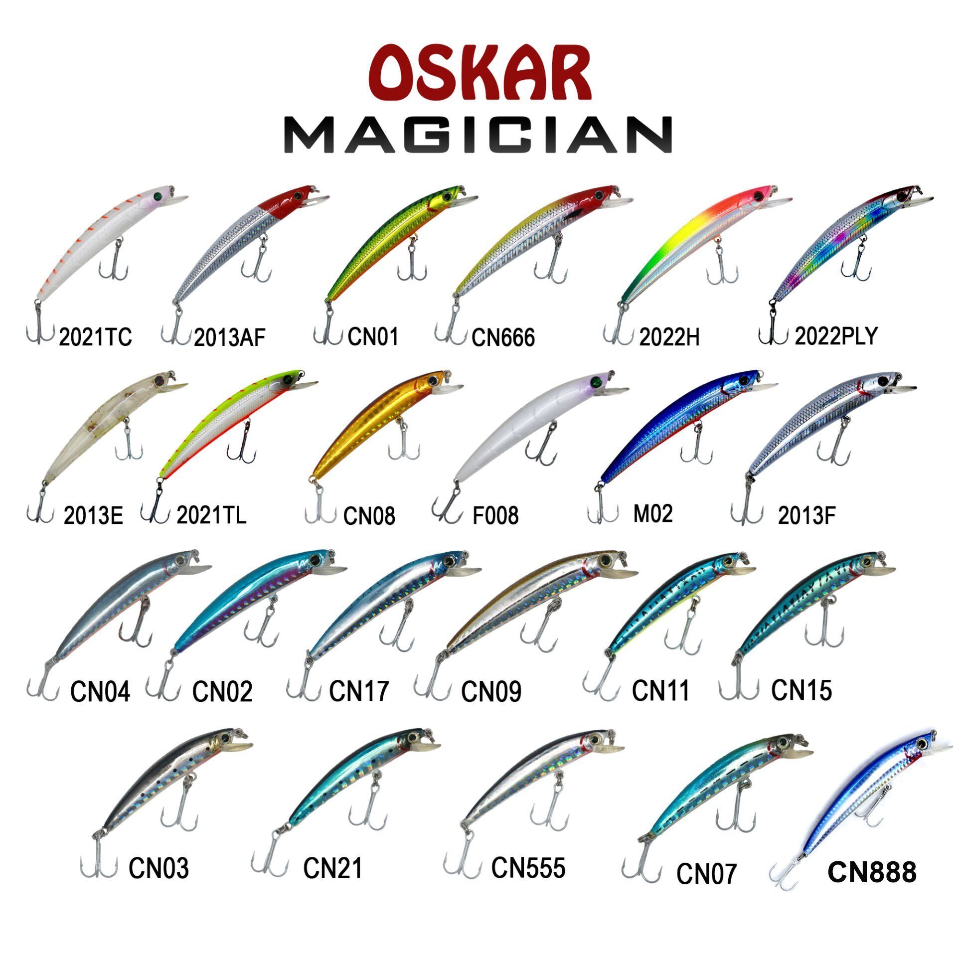 Oskar Magician 9cm Maket Balık 9gr