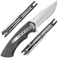 Ganzo G617 Katlanabilir Çakı Siyah - Standart