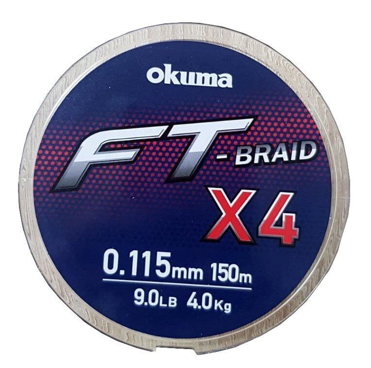 Okuma Ft-*4 Braided Line 150 mt Grey Örgü İp 0,280mm
