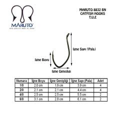 Maruto 8832 Bn İğne No:6/0 (2Pcs)