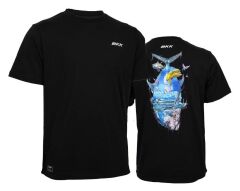 BKK Short Sleeve Casual Shirt Black Tişört XXXL