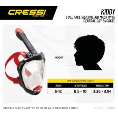 Cressi Kiddy Çocuk Dalış Maskesi